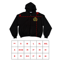 REGAL ZIP HOODIE